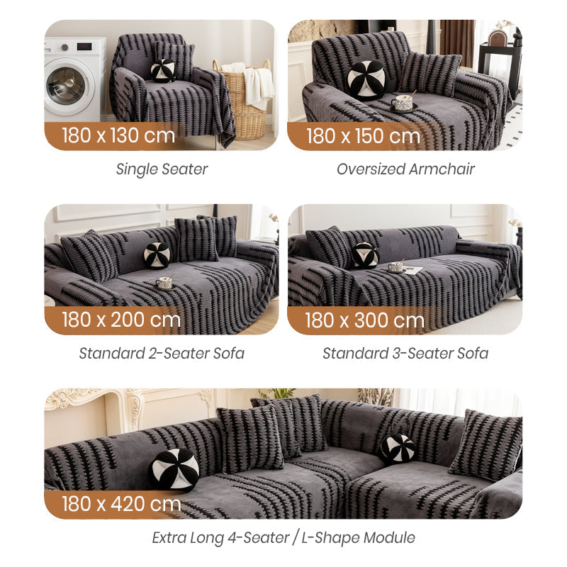 🛋️Independence Day Early Bird Special🎉Soft Plush Non-Slip Couch Cover🍂