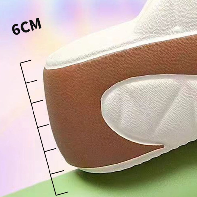Women's Casual Color-Block Flip-Flops with Soft, Thick Soles for Home Wear
